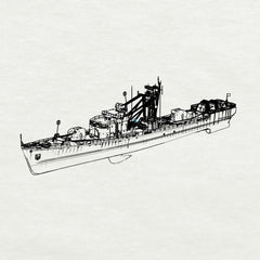 SSMODEL 627S Military Model Kit Soviet Mirka-Class I SKR-7 Frigate Full Hull