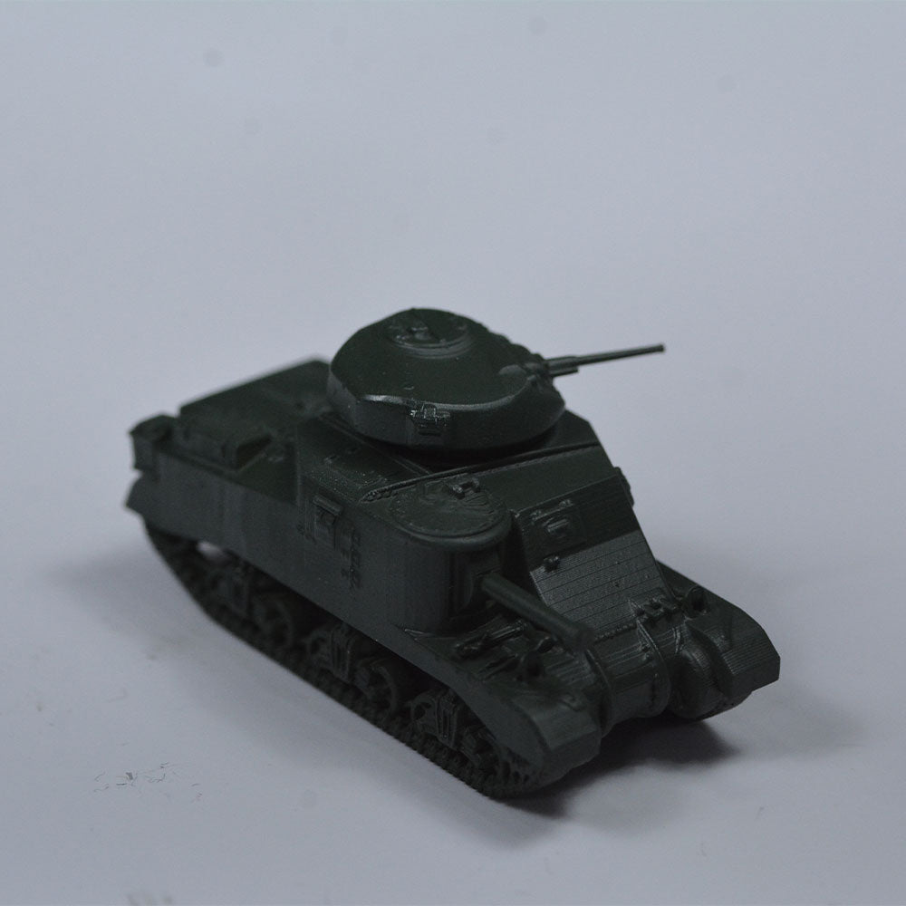 SSMODEL 511D Finished Painted N SCALE Railway Military Model Kit US M3 Grant Medium Tank — detail view 2