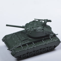 Detail view of SSMODEL 512D Finished Painted N SCALE Railway Military Model Kit US M24 Chaffee Light Tank Model