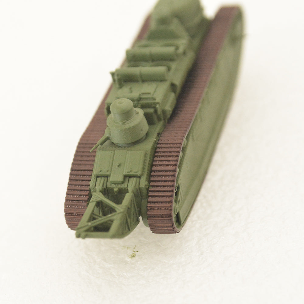 SSMODEL 669D Finished Painted15mm WarGaming Military Model Kit France FCM 2C bis Heavy Tank — detail view 5