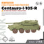 SSMODEL 696D Finished Painted 15mm WarGaming Military Model Kit Italy Centauro-I-105-R Tank Destroyer