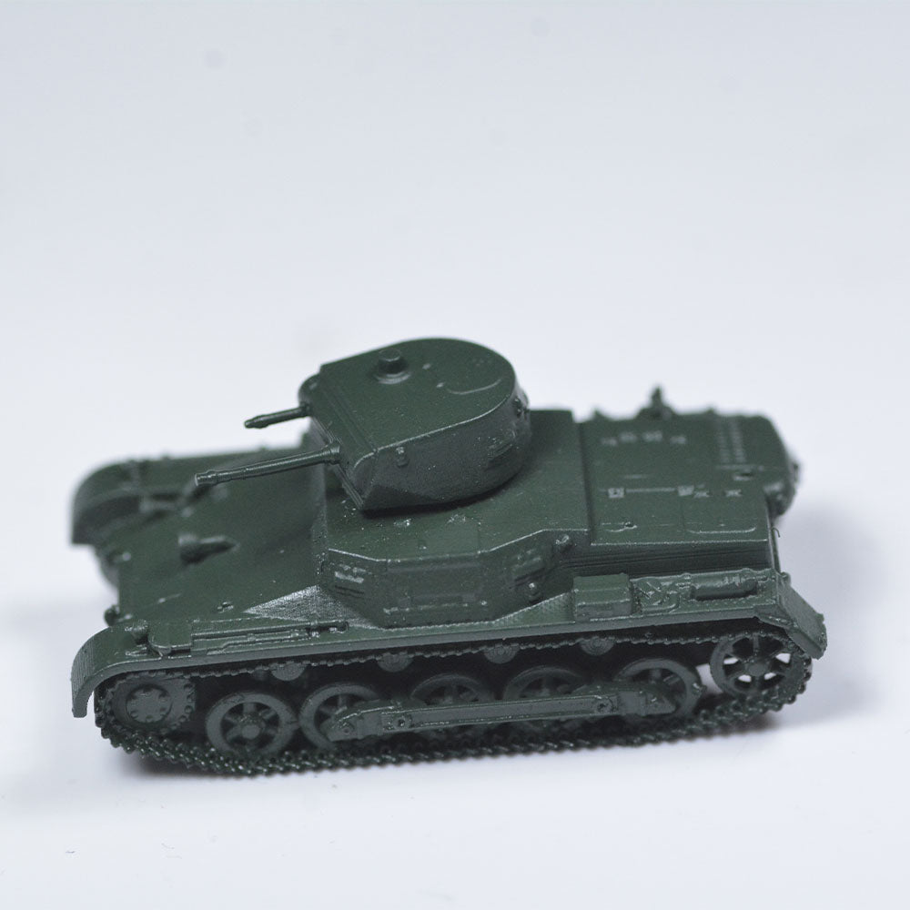 SSMODEL 706D Finished Painted N Scale Railway Military Model Kit German Pz.Kpfw. I Ausf. B 3D Printed Resin Model Kit by SSMODEL
