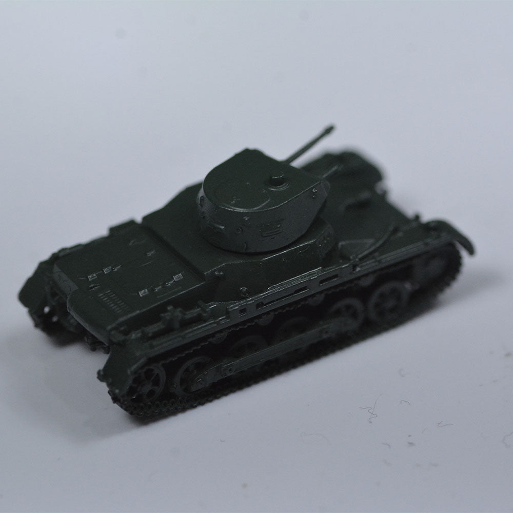 Detail view of SSMODEL 706D Finished Painted N Scale Railway Military Model Kit German Pz.Kpfw. I Ausf. B Model