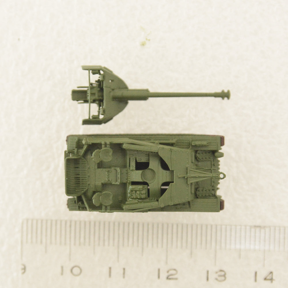 SSMODEL 725D Finished Painted 15mm WarGaming Military Model Kit German 38T MarderIII Sd.Kfz.139[762MM]Destroyer