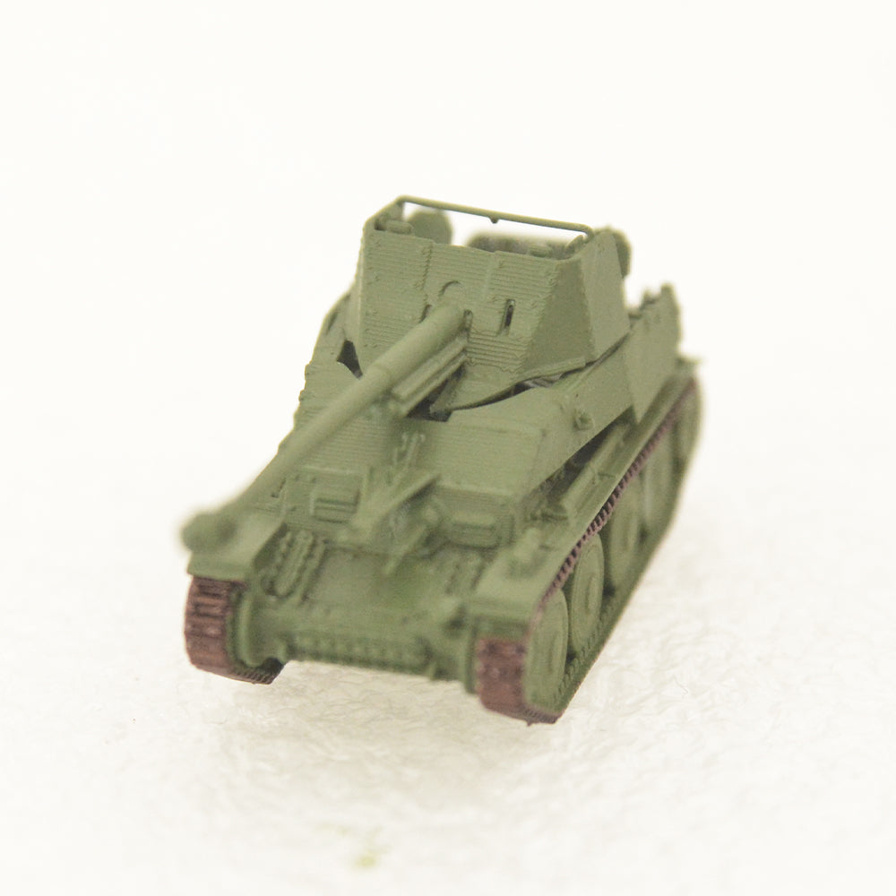 SSMODEL 725D Finished Painted 15mm WarGaming Military Model Kit German 38T MarderIII Sd.Kfz.139[762MM]Destroyer