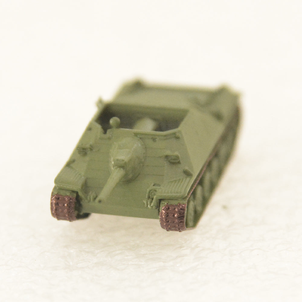 SSMODEL 745D Finished Painted N SCALE Railway Military Model Kit Sweden Infanterikanonvagn Ikv.72 — detail view 3