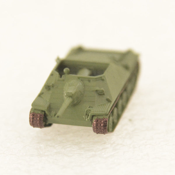 SSMODEL 745D Finished Painted N SCALE Railway Military Model Kit Sweden Infanterikanonvagn Ikv.72