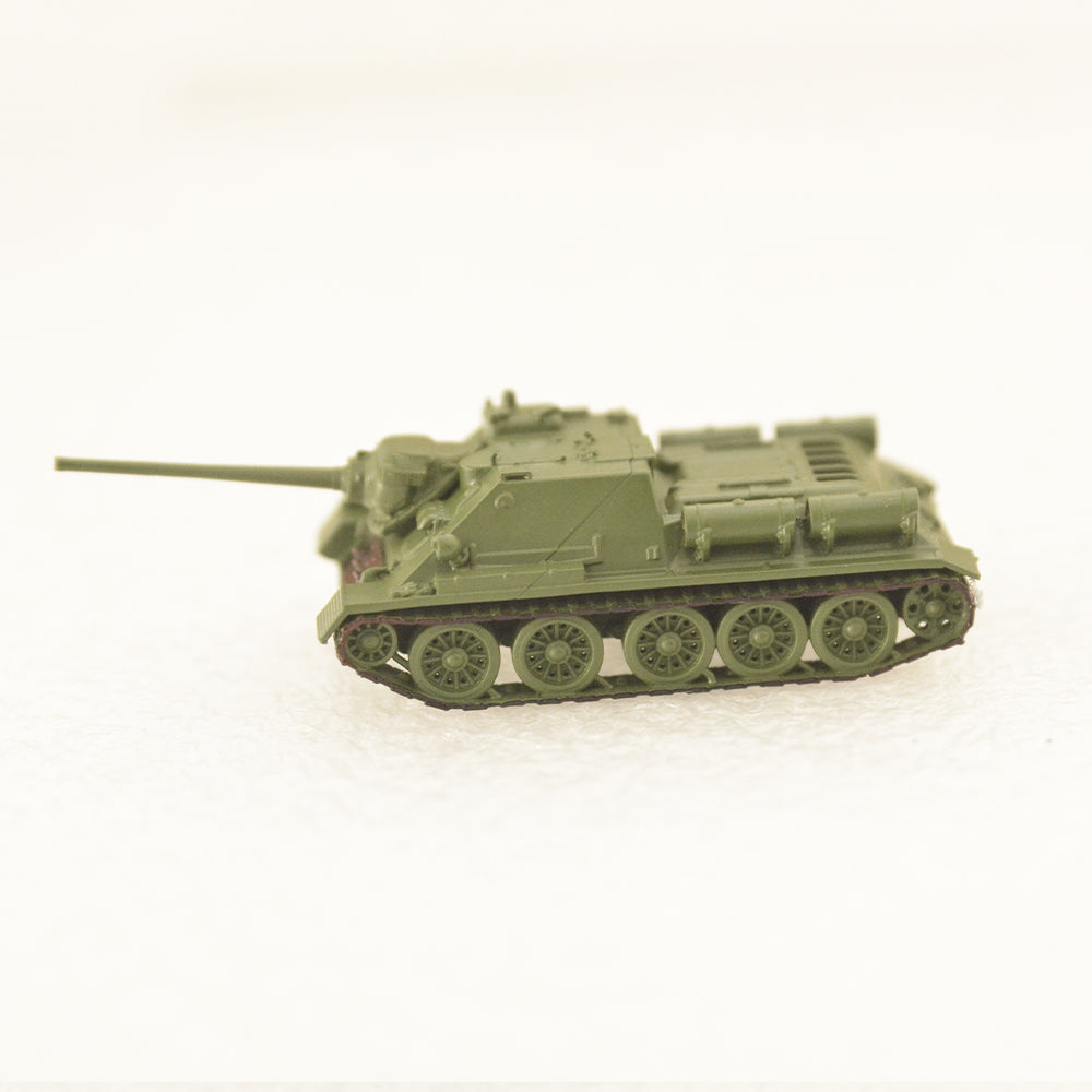 SSMODEL 752D Finished Painted Military Model Kit Soviet SU-85 Tank Destroyer