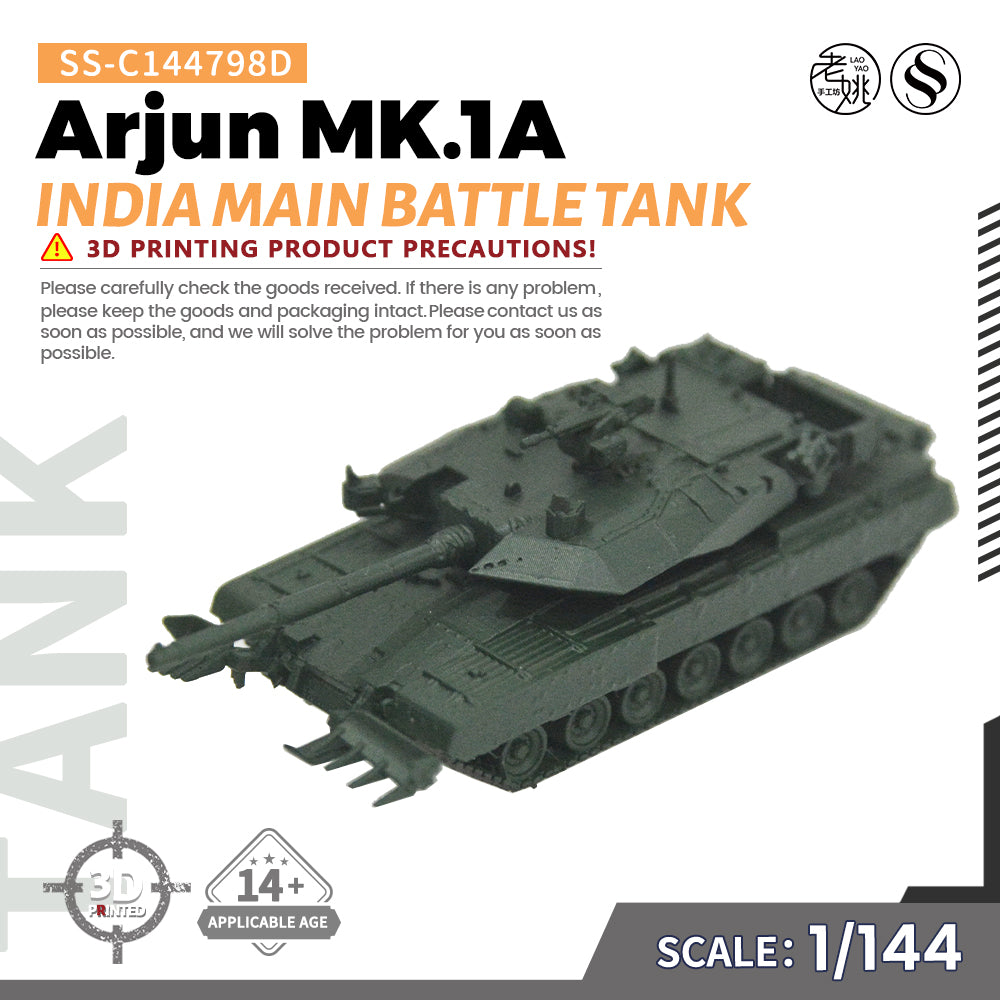 SSMODEL 798D Finished Painted 15mm WarGaming Military Model Kit India Arjun MK.1A Main Battle Tank Main image