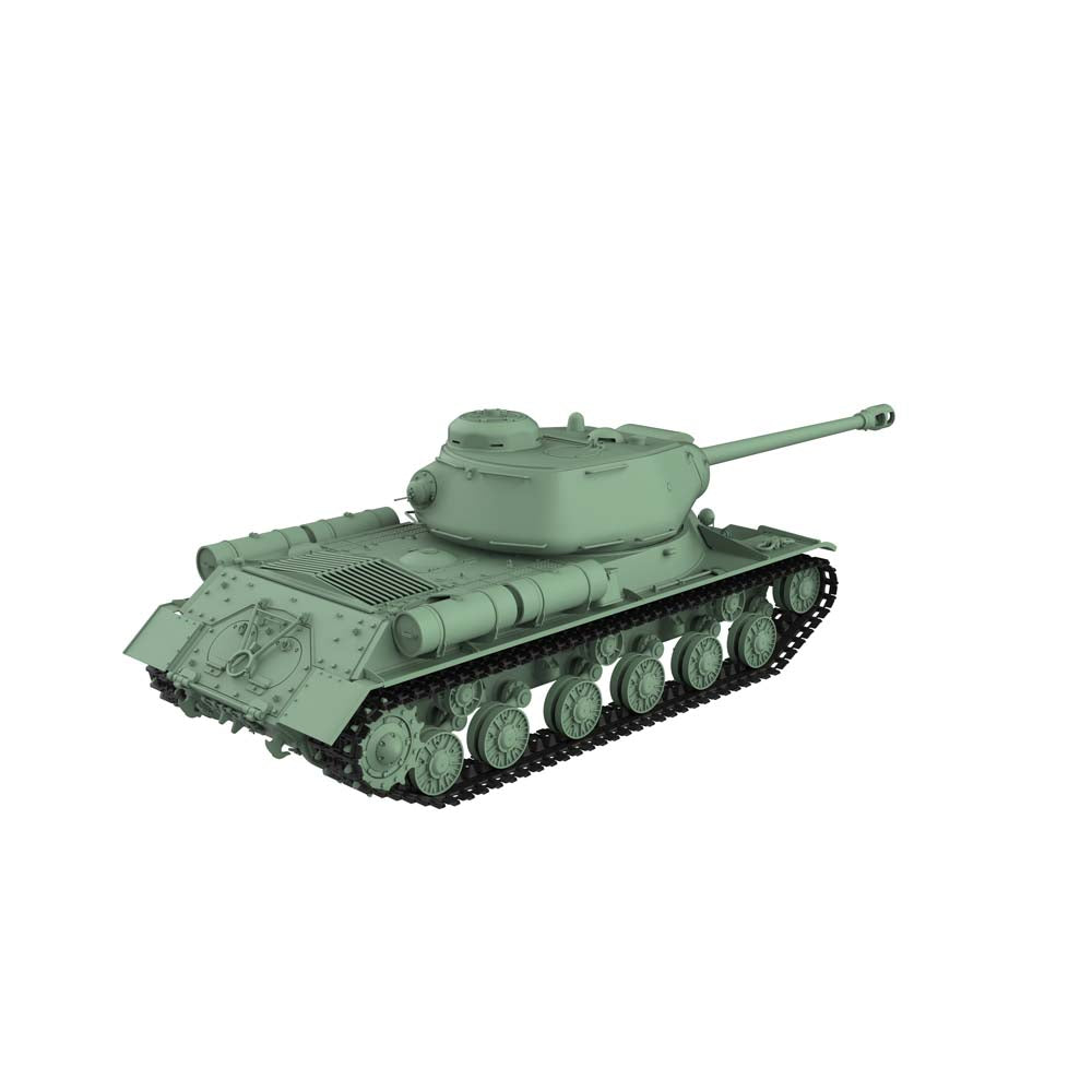 Detail view of SSMODEL SS129 Military Model USSR HeavyTanks IS-2 No.402 Model