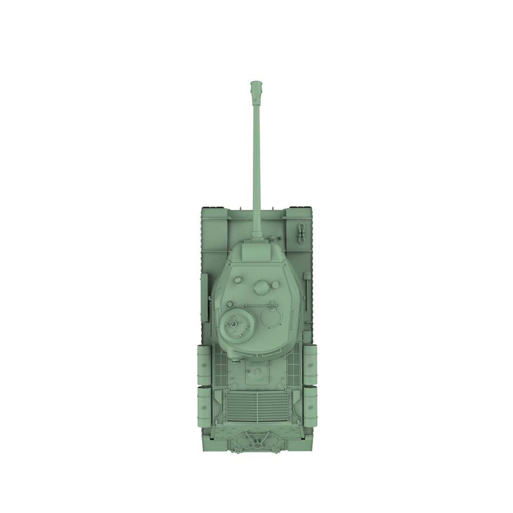Detail view of SSMODEL SS129 Military Model USSR HeavyTanks IS-2 No.402 Model