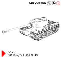 SSMODEL SS129 Military Model USSR HeavyTanks IS-2 No.402