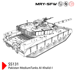 SSMODEL SS131 Military Model Pakistan MediumTanks Al-Khalid-I