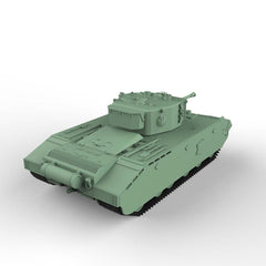 Detail view of SS138 Military Model British A33 Excelsior Heavy Assault Tank Model