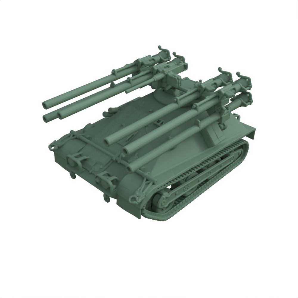 SS140 Military Model US Multiple 106mm Self-propelled Rifle M50 3D Printed Resin Model Kit by SSMODEL Main image