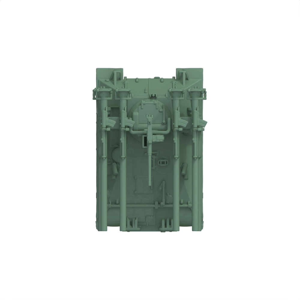 Detail view of SS140 Military Model US Multiple 106mm Self-propelled Rifle M50 Model