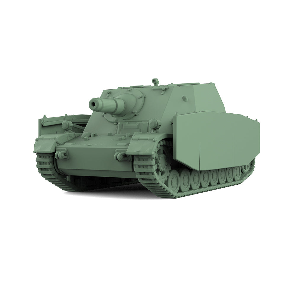 SSMODEL 398 Military Model Kit German BRUMMB?R Self-Propelled Anti-Tank Gun