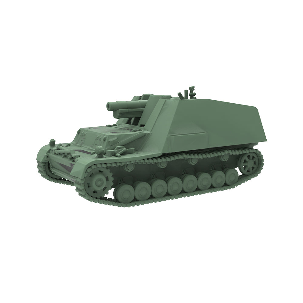 SSMODEL 498 Military Model Kit German Hummel Self-Propelled Gun — scale model kit