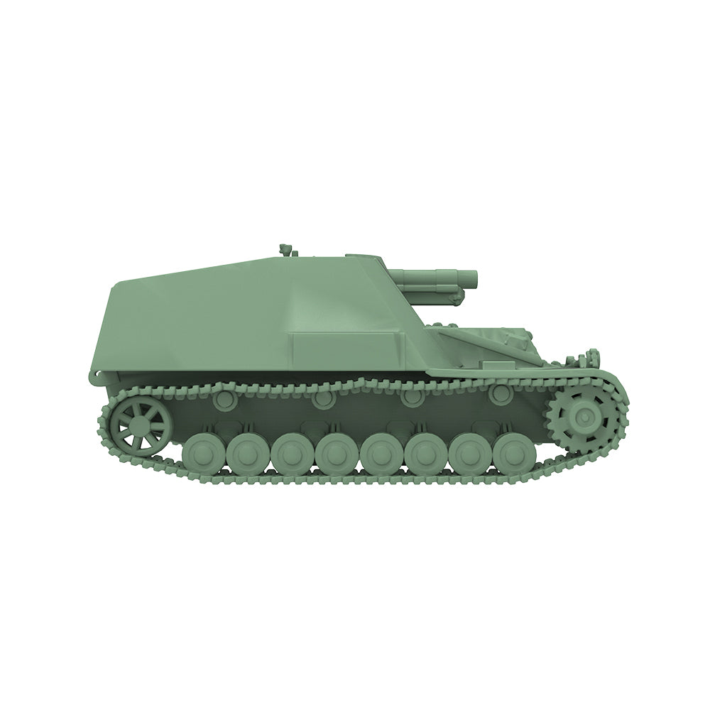 SSMODEL 498 Military Model Kit German Hummel Self-Propelled Gun — detail view 3