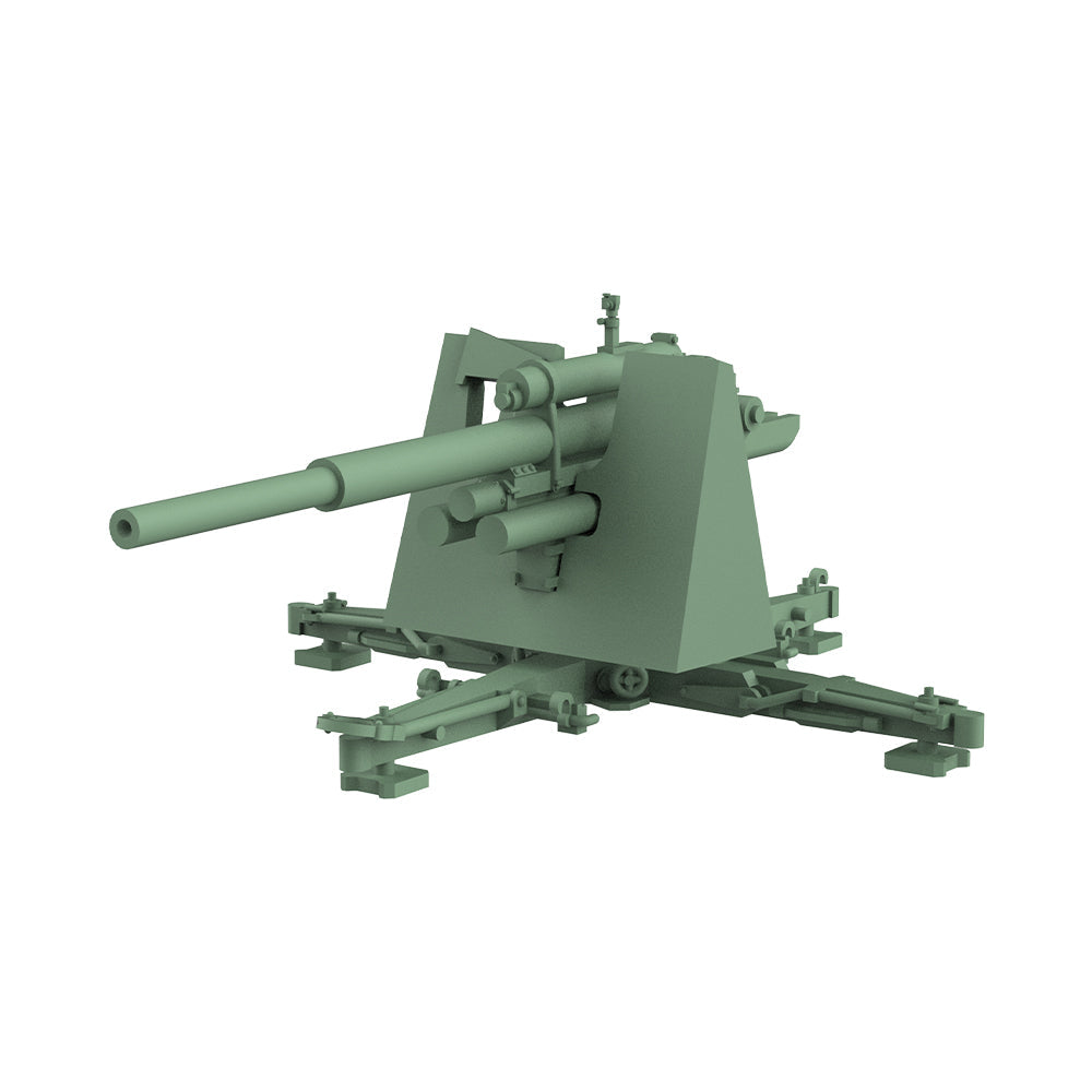 SSMODEL 650  Military Model Kit German 8.8cm 88mm Flak Gun Secondary image
