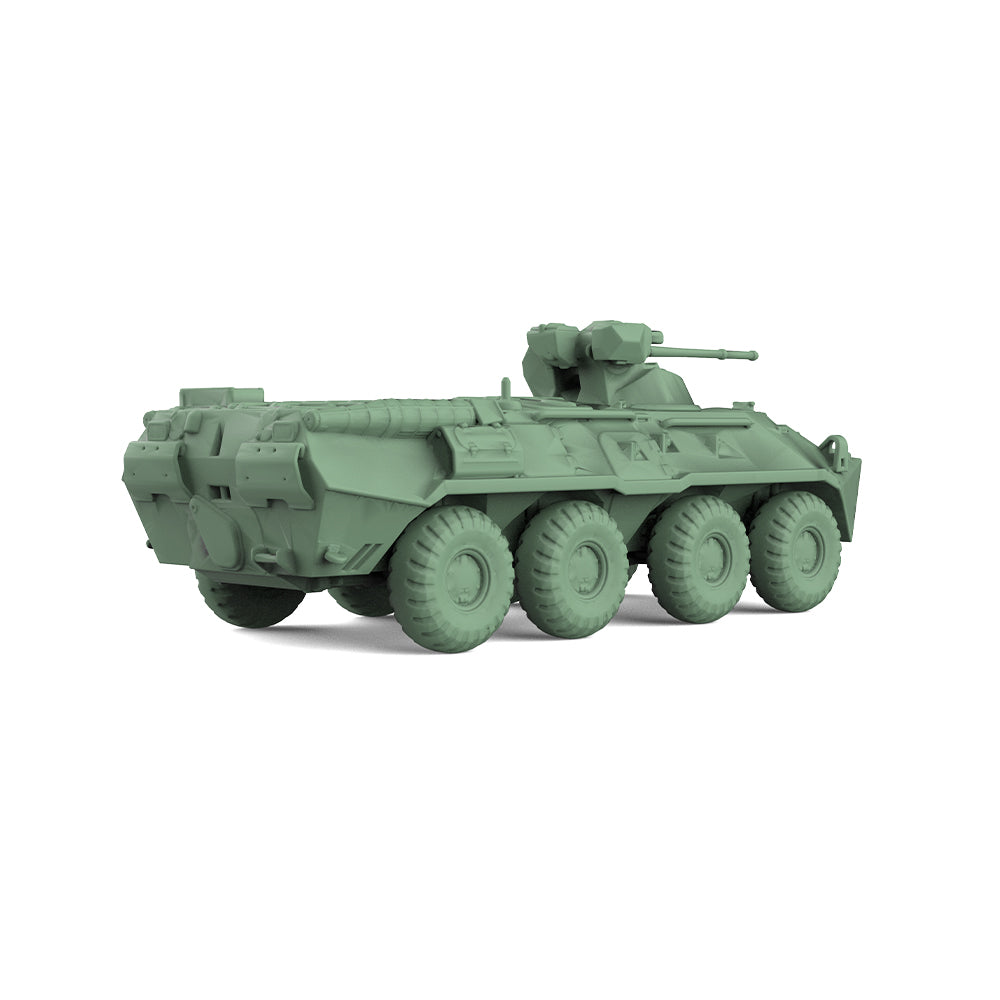 SSMODEL 995 Military Model Kit USSR BTR-80A Light Tank Main image
