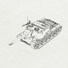 MRY-SFW SS241 Soviet Army ISU-152 Heavy Tank Destroyer 3D Printed Resin Model Kit by SSMODEL