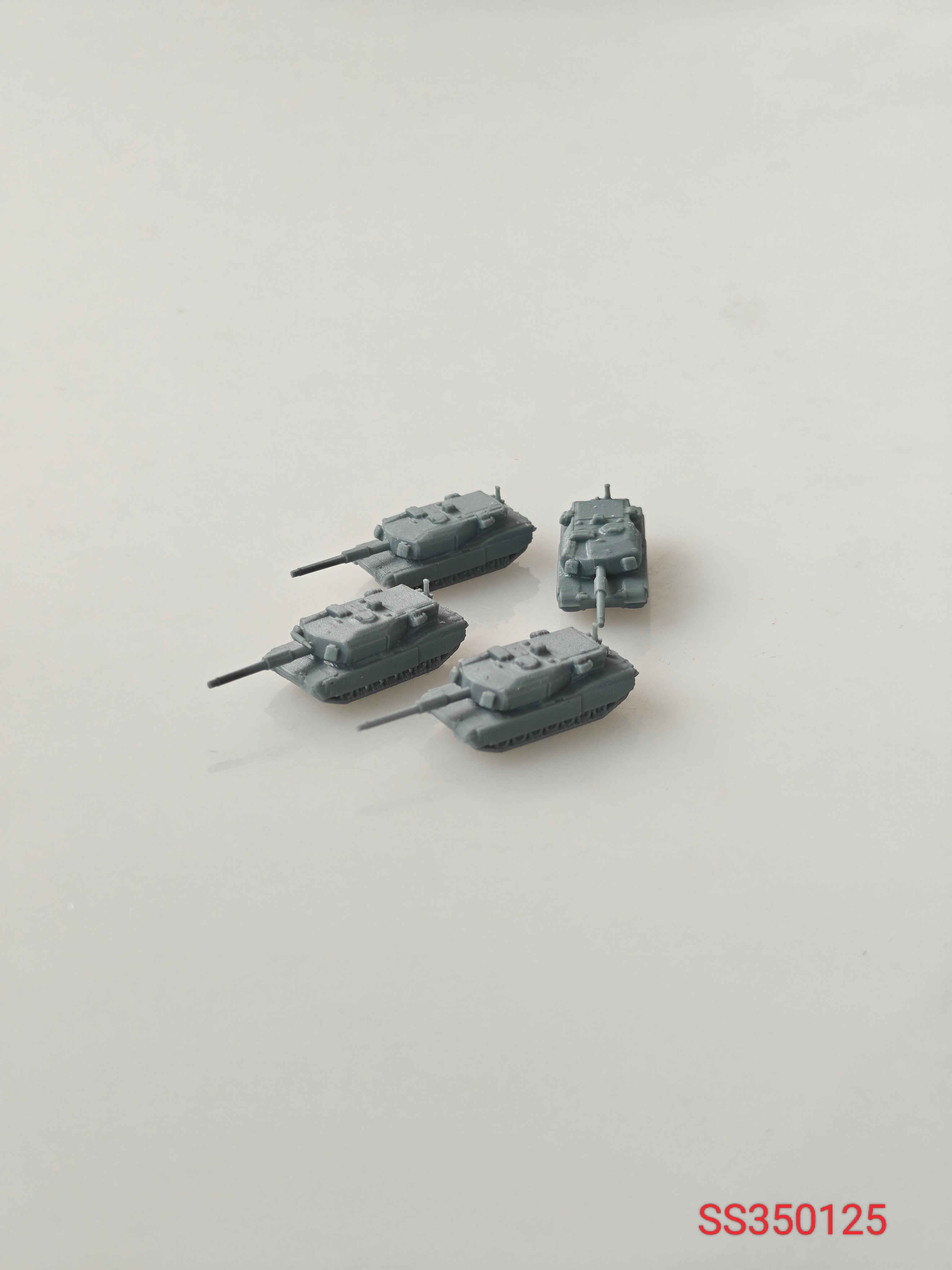 Detail view of SSMODEL SS125  Military Model USA MainBattleTanks M1 CATTB Model