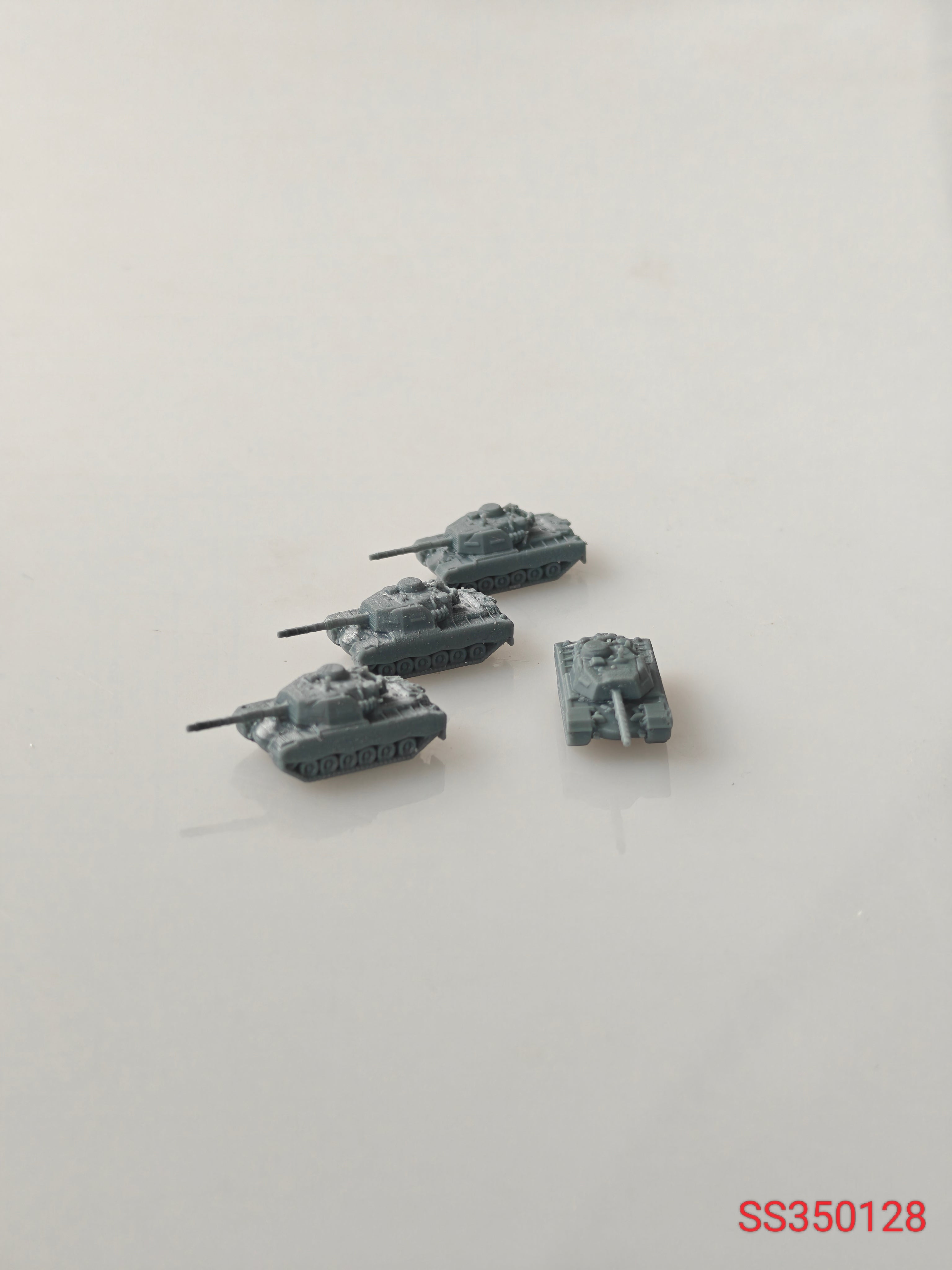 Detail view of SSMODEL SS128 Military Model Germany MediumTanks Kampfpanzer M48 Super Model