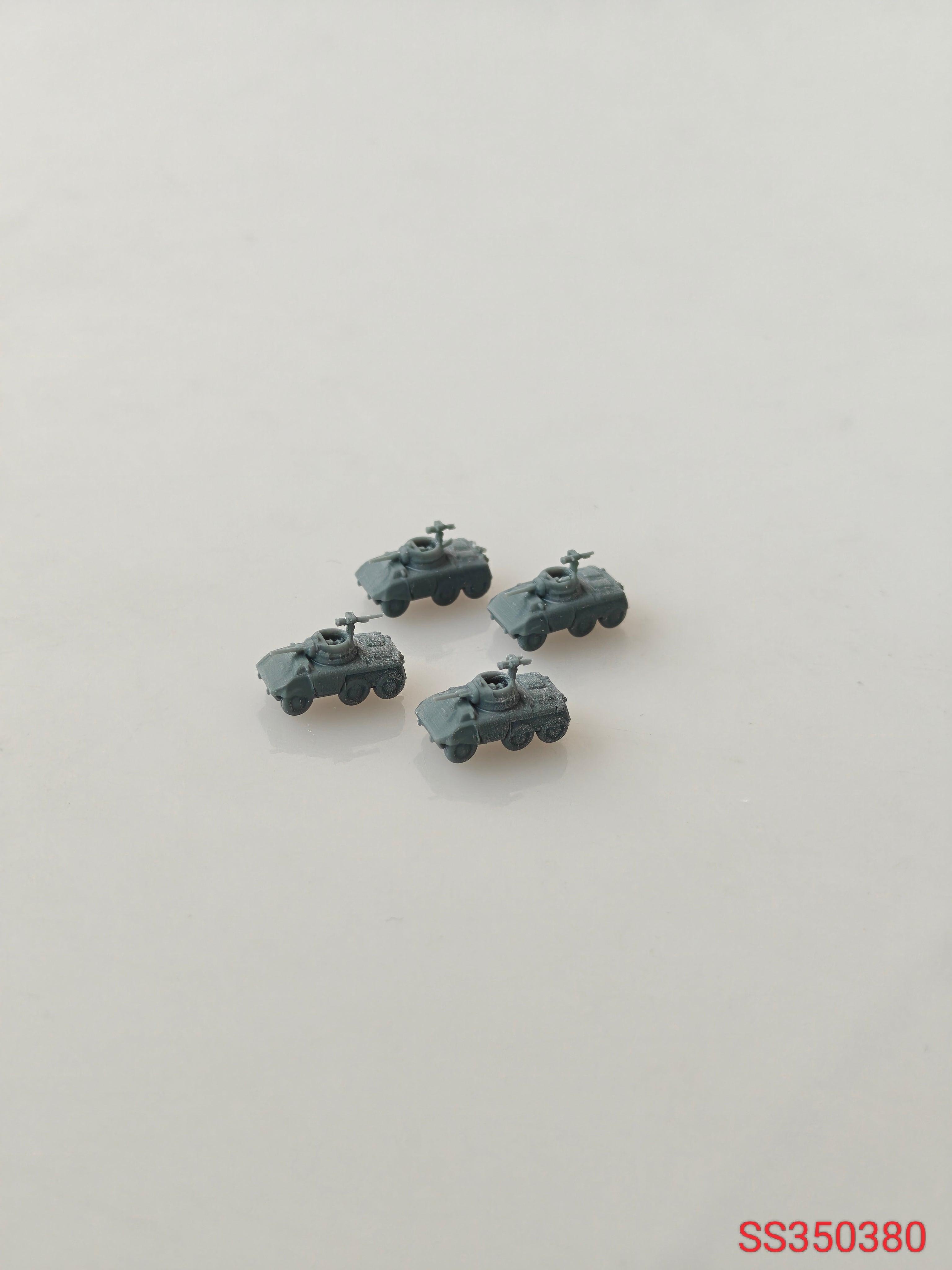 Detail view of SSMODEL 380 Military Model Kit M8 Greyhound Light Armored Car Model