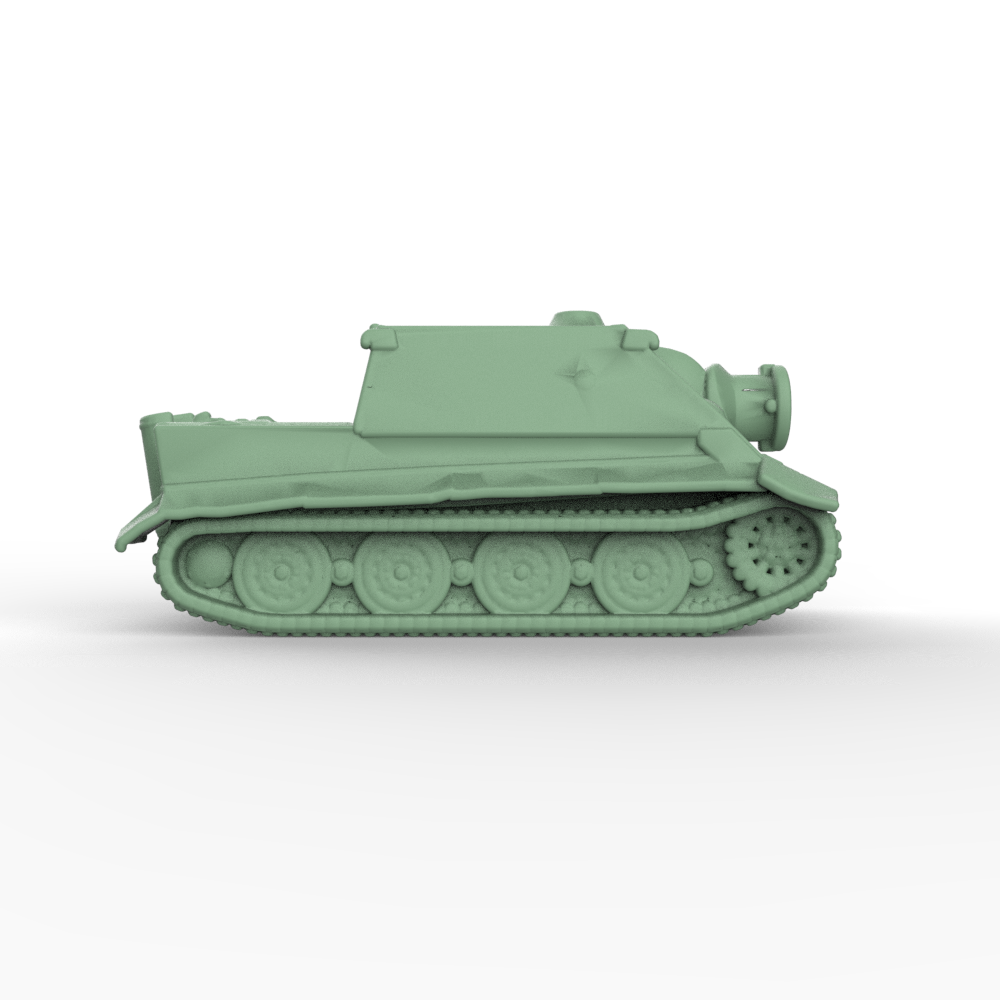 SSMODEL 386 Military Model Kit German Sturmtiger Self-Propelled Anti-tank Gun — detail view 2