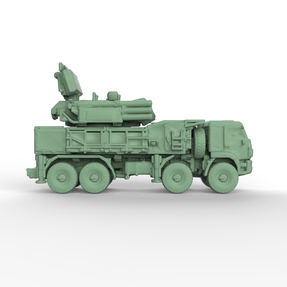 SSMODEL 899 Military Model Kit Soviet Pantsir-S1 Air Defence Armoured Vehicle — detail view 3