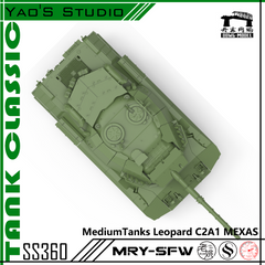 SSMODEL 360 Military Model Kit Canada Leopard C2A1 MEXAS Medium Tank