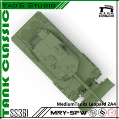 SSMODEL 361 Military Model Kit Germany Leopard 2A4 Medium Tank