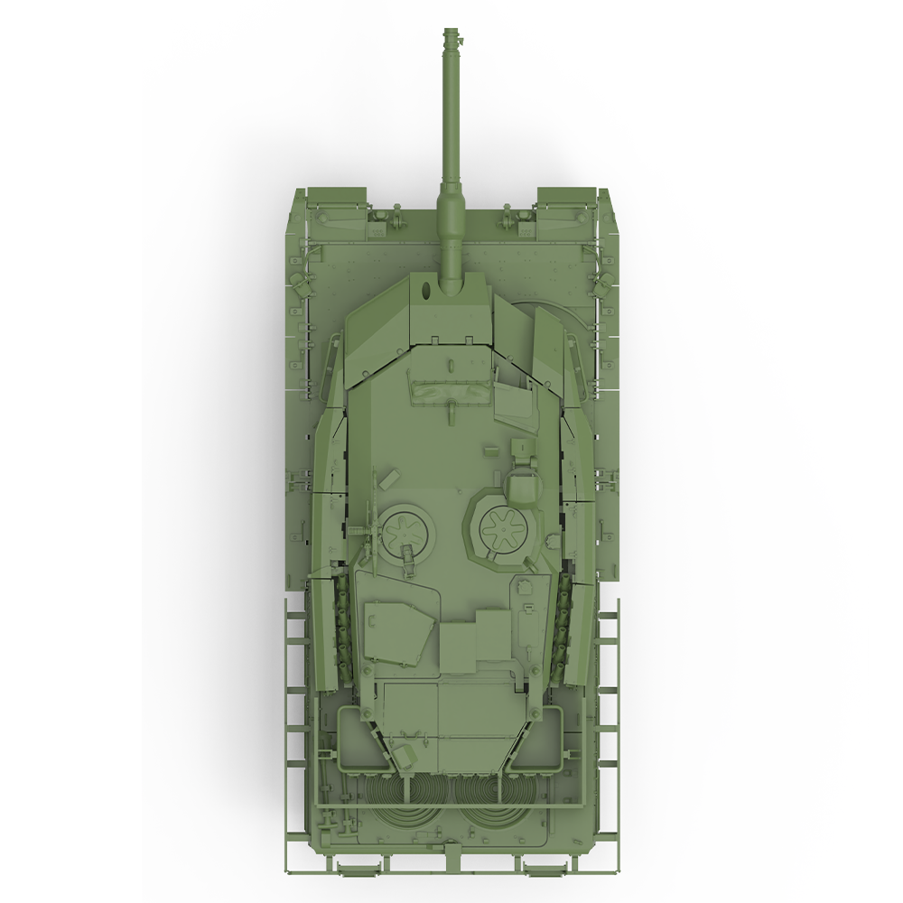 Detail view of SSMODEL 362 Military Model Kit Canada Leopard 2A4M CAN MediumTank Model