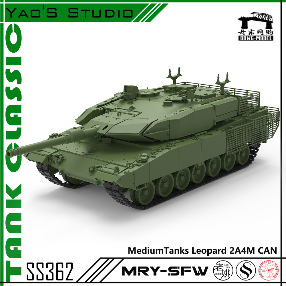 SSMODEL 362 Military Model Kit Canada Leopard 2A4M CAN MediumTank 3D Printed Resin Model Kit by SSMODEL