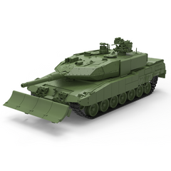 Detail view of SSMODEL 366 Military Model Kit Germany Leopard 2 Medium Tank PSO Model