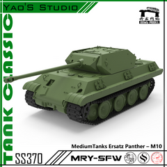SSMODEL 370 Military Model Kit Germany Ersatz Panther M10 Medium Tank 3D Printed Resin Model Kit by SSMODEL
