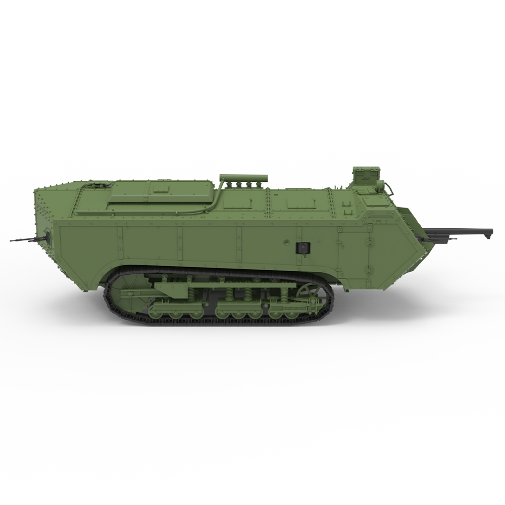 SSMODEL 989 Military Model Kit Italy AB41 Light Tank — detail view 3