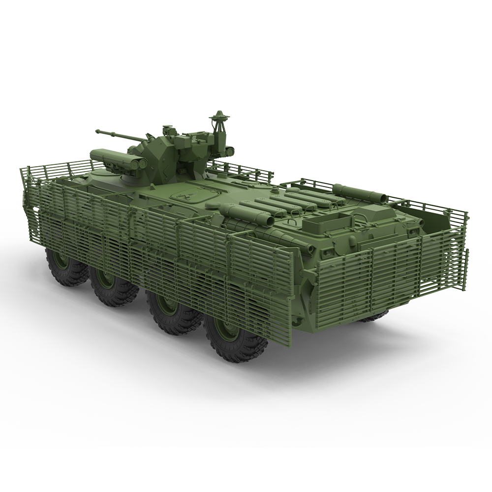 Detail view of SSMODEL SS645 Military Model Kit Russia Armoured Fighting Vehicle BTR-82A Model