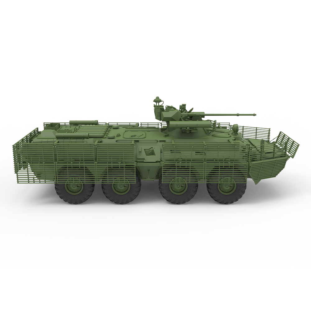 Detail view of SSMODEL SS645 Military Model Kit Russia Armoured Fighting Vehicle BTR-82A Model