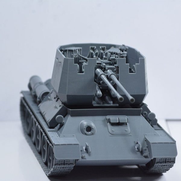 SSMODEL 751 Military Armoured Model Kit Soviet T-34 Anti Aircraft Tank
