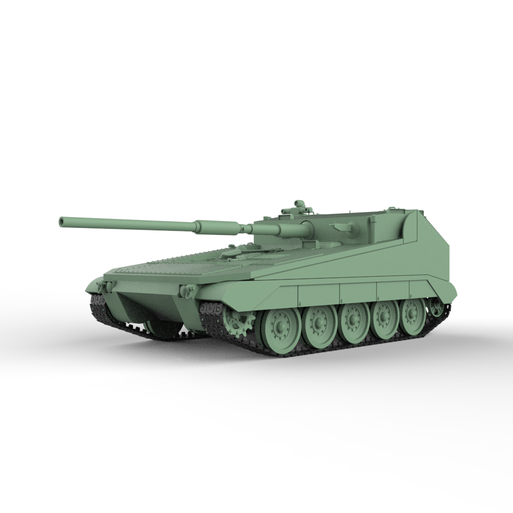 SSMODEL 869 Military Model Kit Sweden IKV90 Tank Destroyer — scale model kit