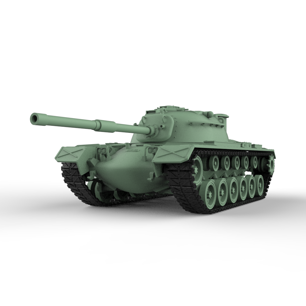 SSMODEL 896 Military Model Kit US M48 PATTON Medium Tank 3D Printed Resin Model Kit by SSMODEL