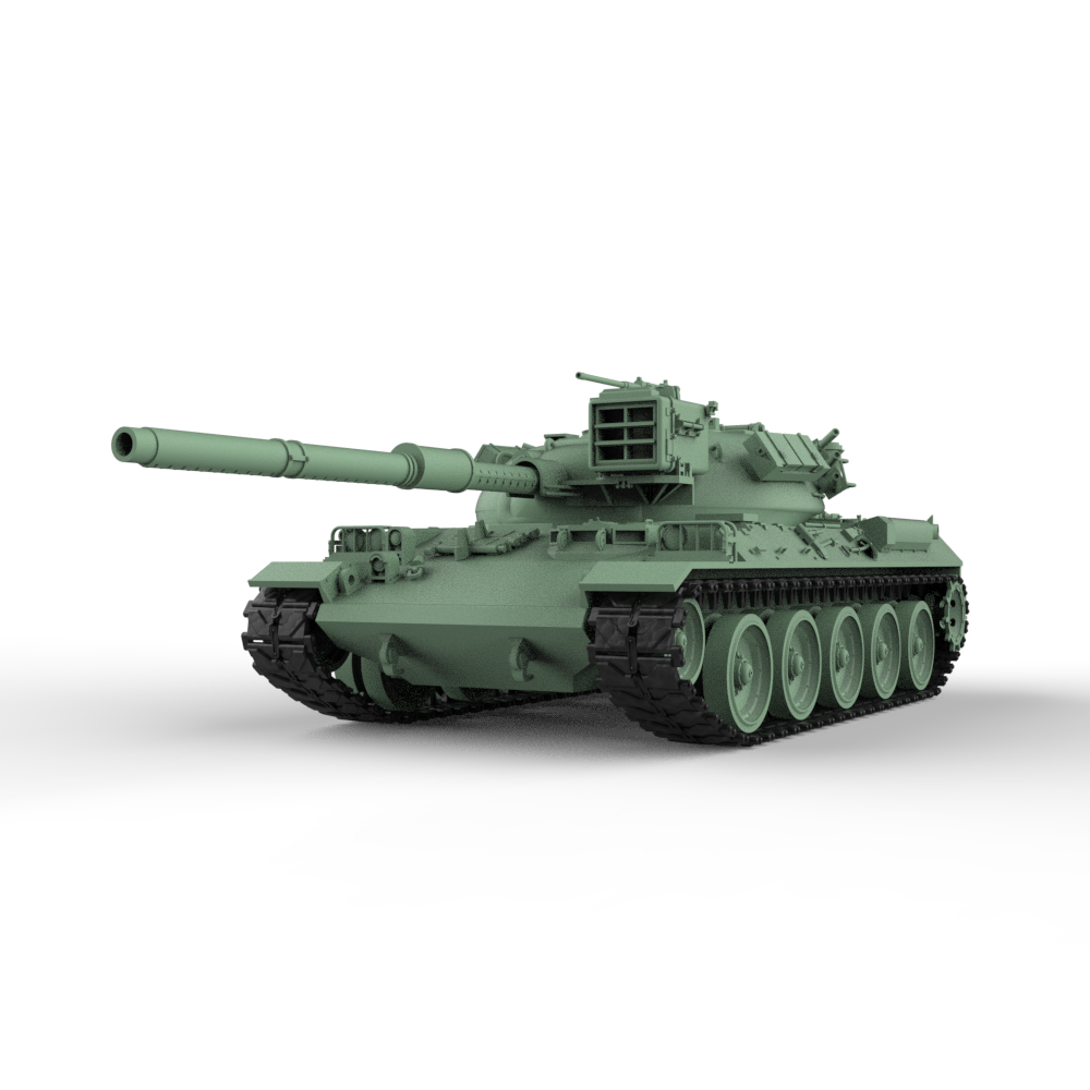 SSMODEL 987 Military Model Kit Japan TYPE74 Medium Tank Main image