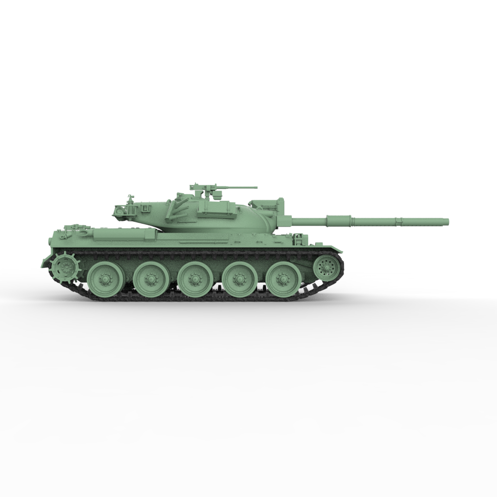 SSMODEL 987 Military Model Kit Japan TYPE74 Medium Tank Secondary image