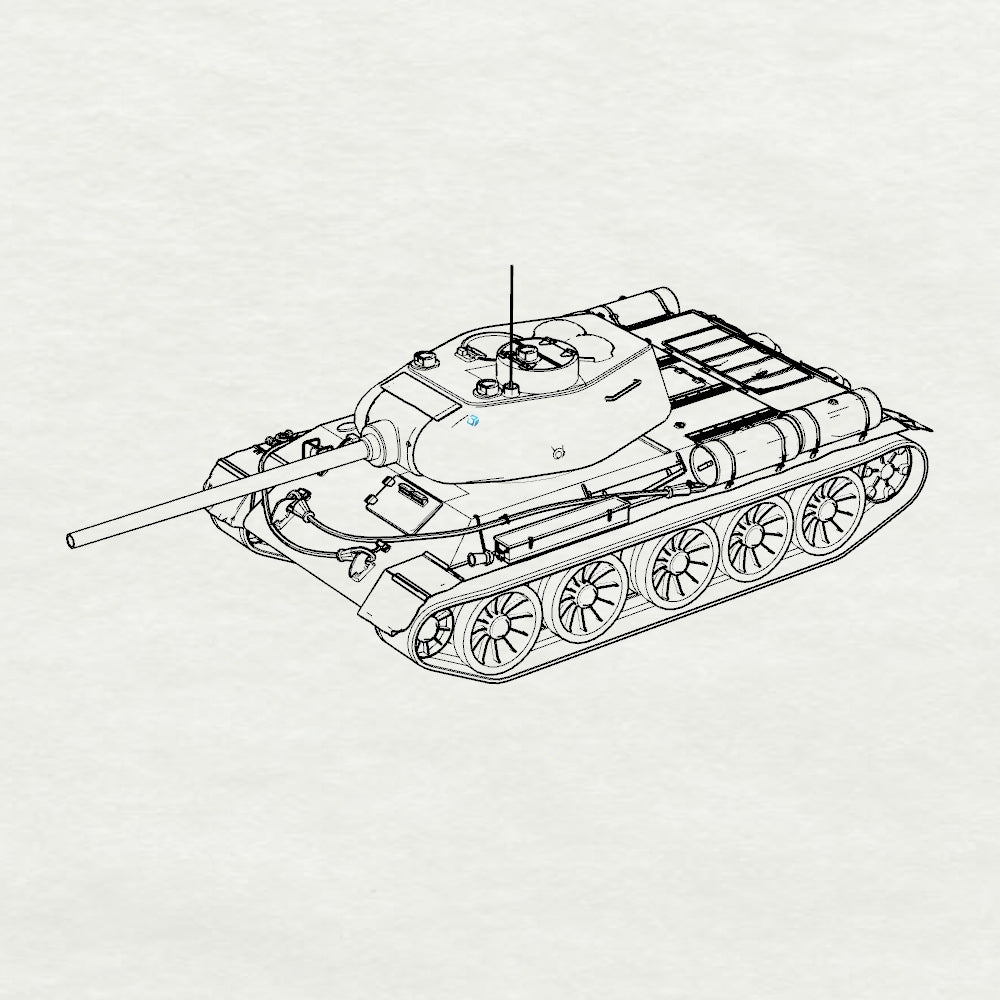 SSMODEL 377 Military Model Kit T-34-1 Medium Tank 3D Printed Resin Model Kit by SSMODEL