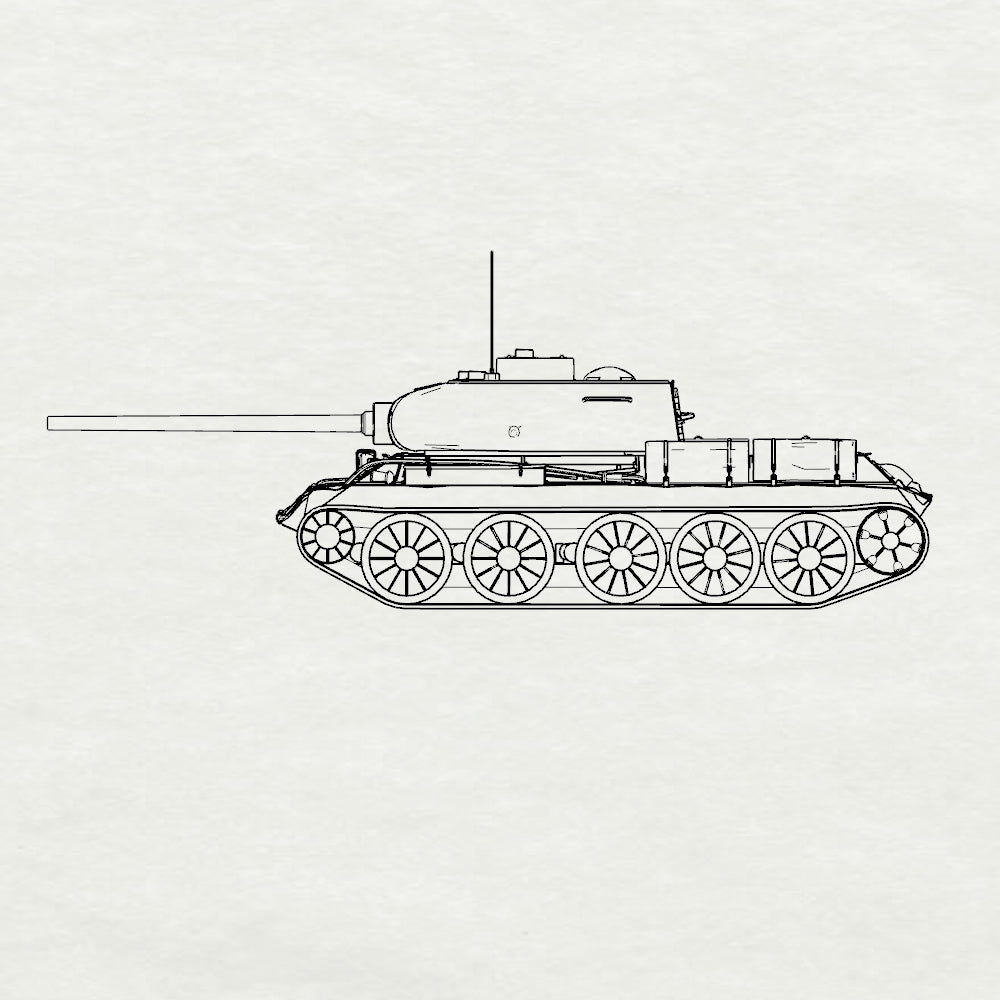 Detail view of SSMODEL 377 Military Model Kit T-34-1 Medium Tank Model