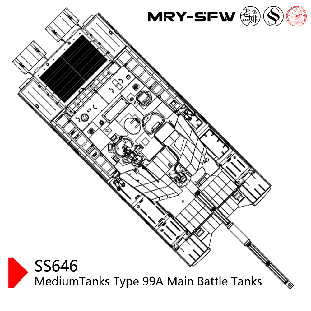 SSMODEL SS646  Military Model Kit Chnia MediumTanks Type 99A Main Battle Tanks