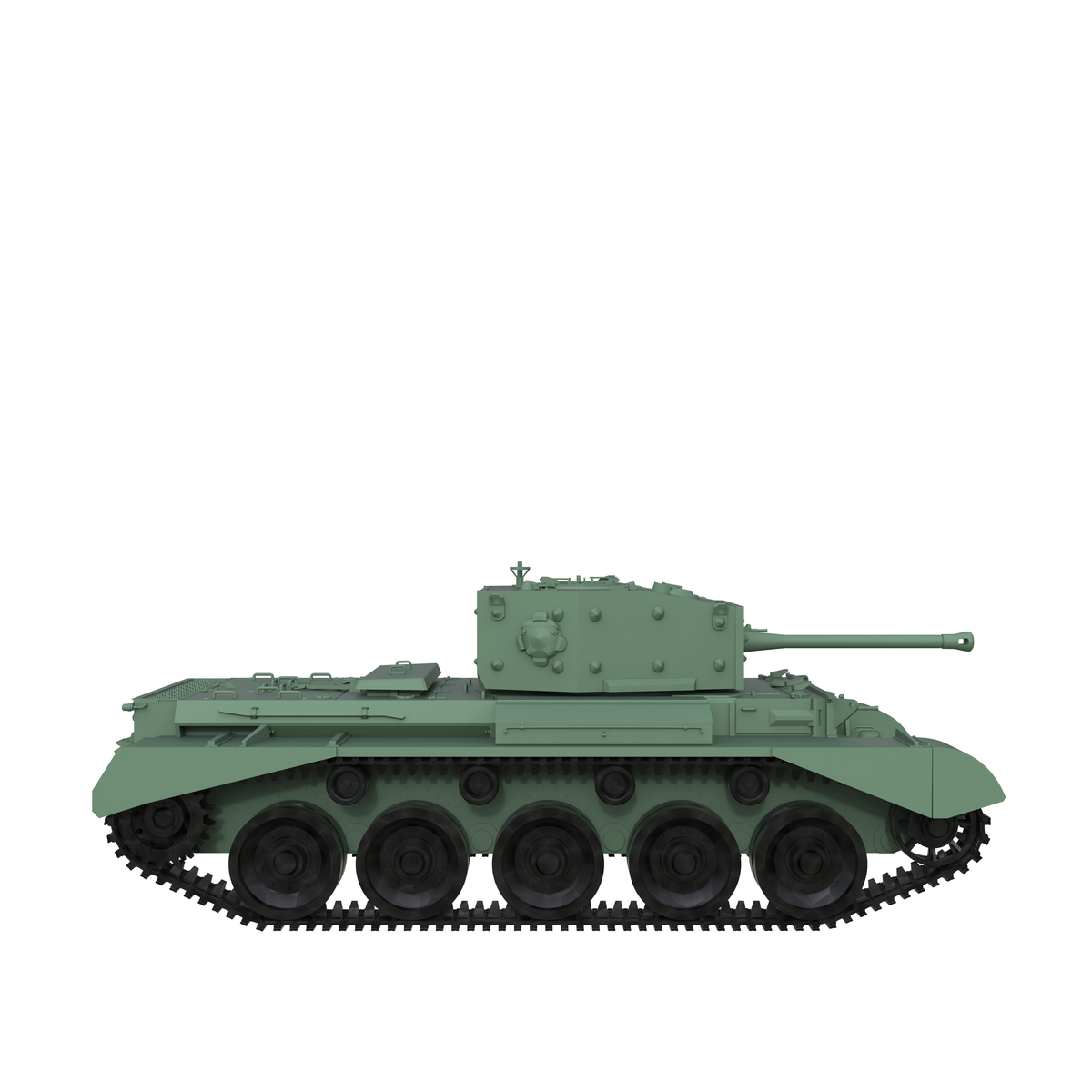 SSMODEL 869 Military Model Kit Sweden IKV90 Tank Destroyer — detail view 3