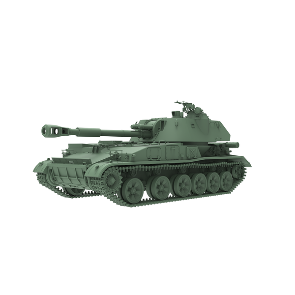 SSMODEL SS644 Military Model Kit USSR Self-Propelled Artillery 2S3 Akatsiya